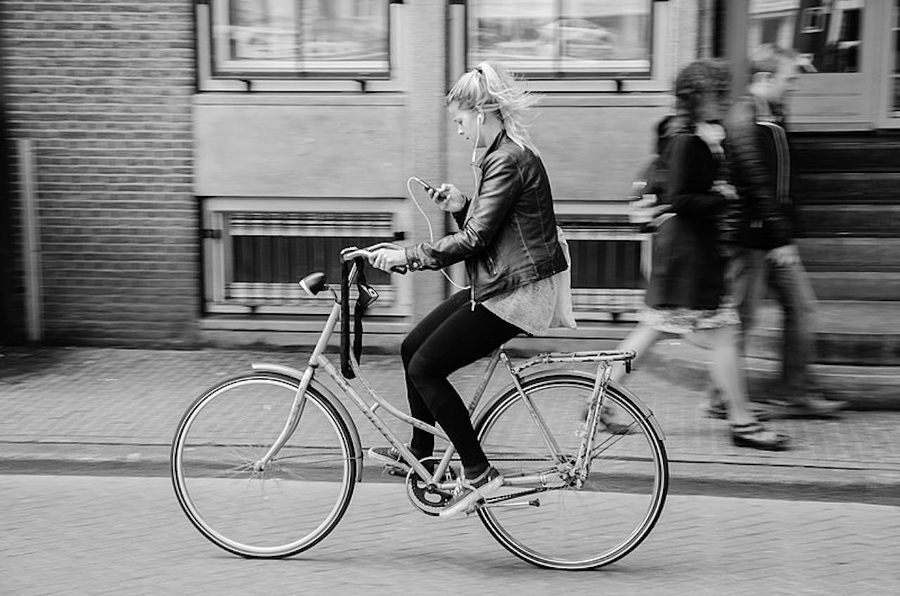 Over een fiets houd je altijd de controle.
